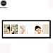 Collage Gallery Frame Displays six 4x6 Picture with Ivory Mat, Multi Openings Photo Frames, Horizontal/Vertical for Wall, Real Glass Front (Black, 1 Pack)